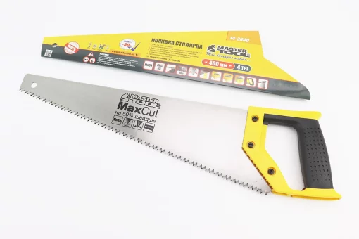 Ножовка по дереву 400мм, 4TPI MAX CUT, закаленный зуб, 2D заточка 14-2640, FIX-702312