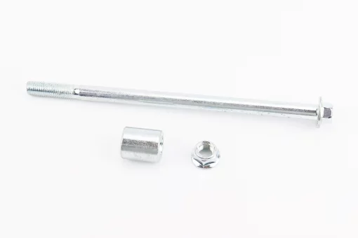 Ось переднего колеса d10mm; L180mm + втулка, гайка, FIX-999715
