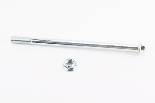 Вісь колеса переднього (під алюм. диск) d12mm; L210mm + гайка, FIX-999722