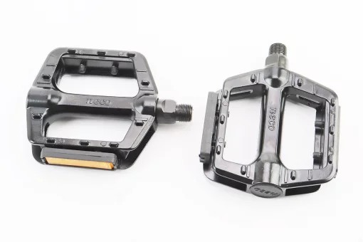 Педали MTB широкие 9/16" (109x93x25mm) алюминиевые, чёрные WP625, FIX-406778