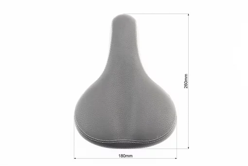 Сидіння ХВЗ 260x180мм, чорно-сіре N312, FIX-406794