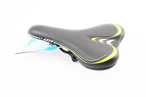 Сидіння MTB 265x155мм, чорно-зелене AVY-6628, FIX-406822