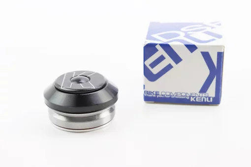 Кермова колонка 1-1/8" (41,8/28,6x41,8/30) безрізьбової вилки, інтегровані, пром-підшипники, чорні KL-B520, FIX-406839