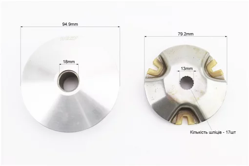 Вариатор передний к-кт Yamaha JOG 50 - 3KJ (под вал 13мм), FIX-363172