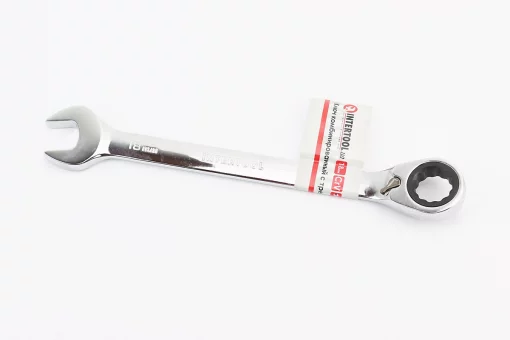 Ключ комбінований з тріскачкою 18мм, реверс, CrV, PROF DIN3113 XT-1318, FIX-702362