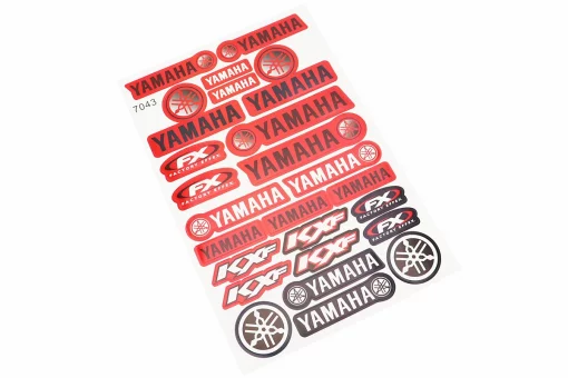 Наклейки на планшеті "Yamaha" 25шт 27х28, 7043, FIX-998208