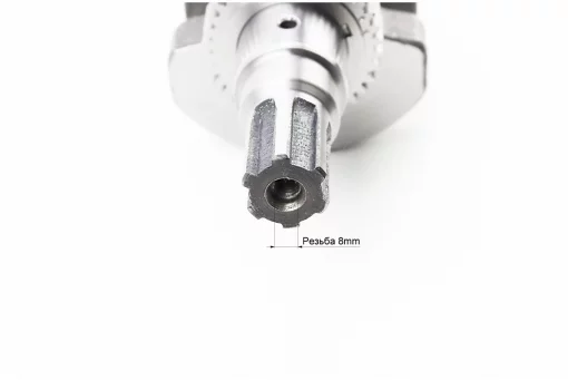 Коленвал 178F (Dшейки-36mm, H-102,4mm) под шлиц +шестерни+подшипник, запрессованный, FIX-602555