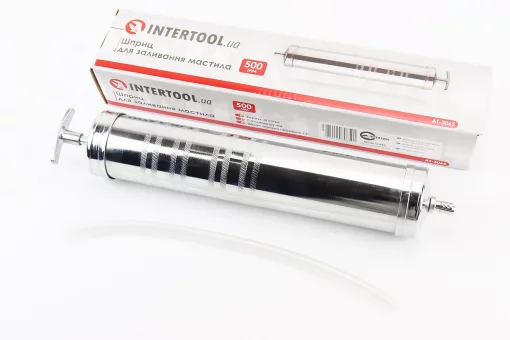 Шприц для заливки масла 500 мл AT-3065, FIX-702372