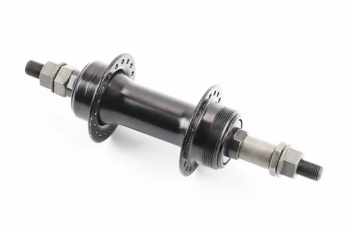 Втулка задняя MTB 14Gx36H под вольнобег, V-brake, крепл. гайка, чёрная SF-A03R, FIX-406913