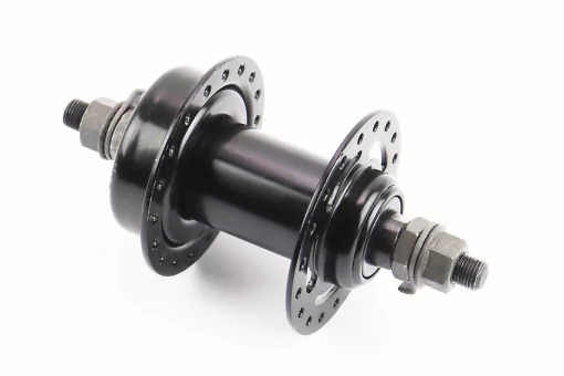 Втулка передняя MTB 14Gx36H, Disk-brake, крепл. гайка, чёрная SF-A25F, FIX-406916