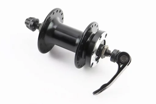 Втулка передняя MTB алюминиевая 14Gx36H, Disk-brake, крепл. эксцентрик, чёрная SF-B07F, FIX-406917