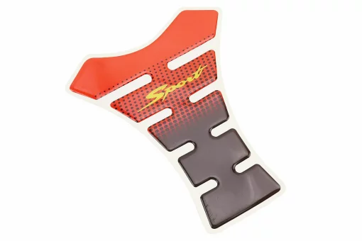 Наклейка защитная на бак топливный 'SPORT", красная, FIX-502450