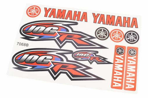 Наклейки на планшеті "Yamaha JOG" 11шт 26х17, 7068В, FIX-998213