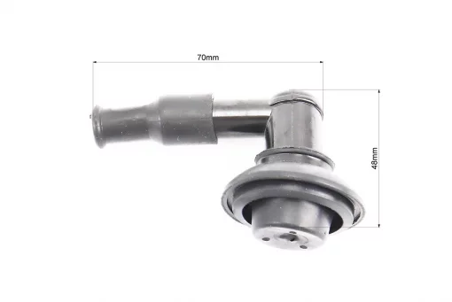 Ковпачок свічки "люлька" 90град з гумкою великий, тип. 1, FIX-999768