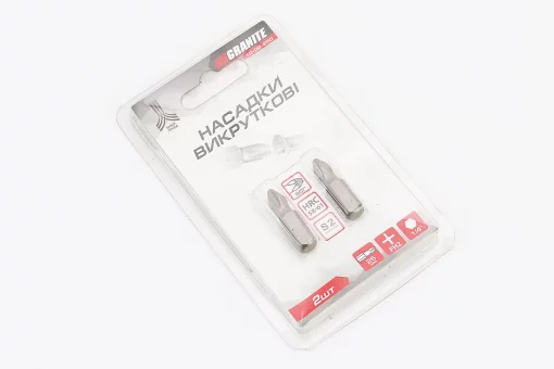 Бита PH2 25мм 1/4" S2 2шт 10-02-250, FIX-703039