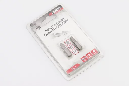 Бита PH3 25мм 1/4" S2 2шт 10-03-250, FIX-703041