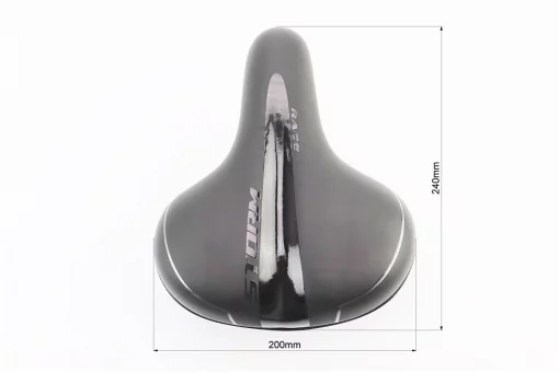 Сидіння ХВЗ 240x200мм, чорно-сіре ARDIS N831, FIX-406995