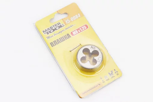 Плашка для нарезания резьбы M8х1,25мм 9xС DIN233 15-0084, FIX-703054