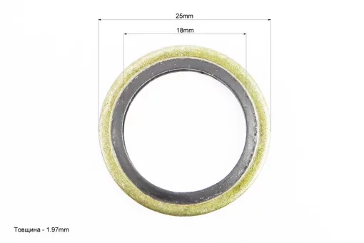 Шайба гідравлічного шланга 18х25х2, FIX-608033