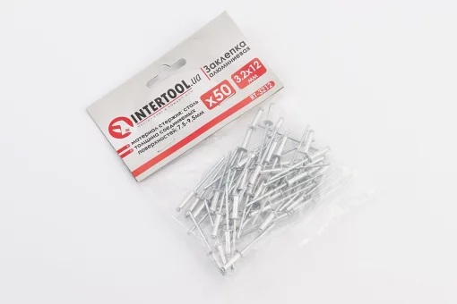 Заклепки алюминиевые 3,2х12мм к-кт 50шт RT-3212, FIX-703118