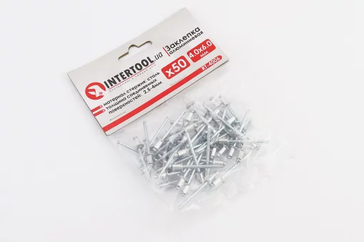 Заклепки алюминиевые 4х6мм к-кт 50шт RT-4006, FIX-703123