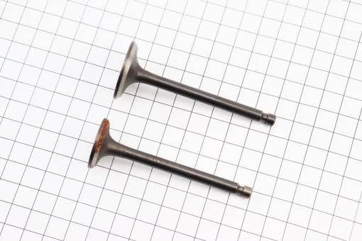 УЦЕНКА МБ-D178F/186F Клапан впускной (h-79,8; D-30,4; d-6), выпускной (h-79,8; D-25,5; d-6) к-кт 2шт 178F, широкая канавка сухаря