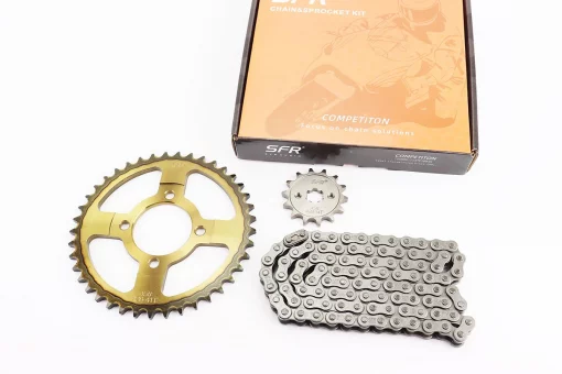 Зірки, ланцюг к-кт JH - 428H-98L+41T+14T (у коробці) "гартована", FIX-999871