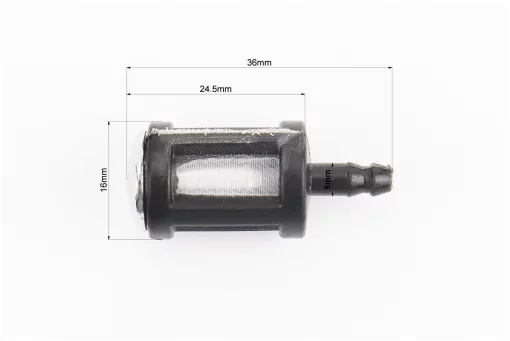 Фильтр топливный - элемент (сетка) d-5,0mm, D-16mm, L-36mm, FIX-999895