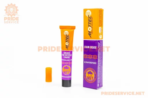 Змазка для приводних ланцюгів з ревіталізантом + PTFE (надводостійка) "MOTTEC GREASE FOR BICYCLE CHAINS", туба 20ml XM10018),