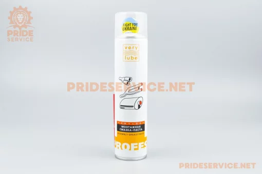 Змазка мідна для монтажу та розбирання з'єднань (&minus;35&hellip; + 1100 &deg;С) "VERYLUBE NLGI 2", аерозоль 320ml (XB40021), МОТОХІМІЯ, YQ-304856