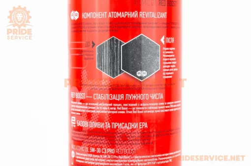 Олива 4T 5W-30 синтетична універсальна "ATOMIC OIL C3 PRO RED BOOST", 1L metal (XA26168), МОТОХІМІЯ, YQ-304321