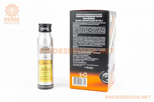 Присадка к маслу, атомарный кондиционер металла "АМС MOTO MAXIMUM", бутылка 90ml (XA40031), МОТОХІМІЯ, YQ-304823