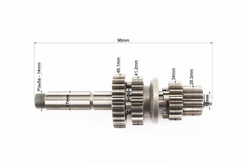 Коробка передач (два вала с шестернями), первичный вал 150мм Active, FIX-208943