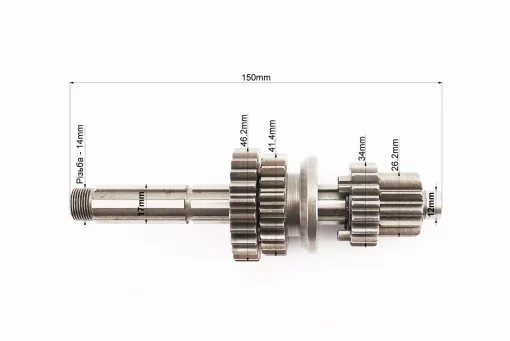 Коробка передач (два вала с шестернями), первичный вал 150мм Active, FIX-208945