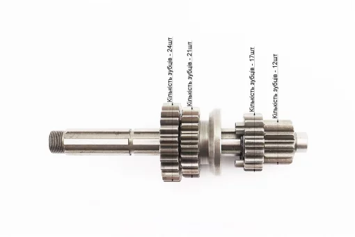 Коробка передач (два вала с шестернями), первичный вал 150мм Active, FIX-208945