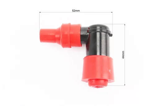 Колпачок свечной "люлька" 90град с резинкой "СИЛИКОН", FIX-301791