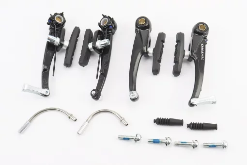 Гальмо V-brake 110мм (2 колеса), алюмінієве, чорне С-310, FIX-406018