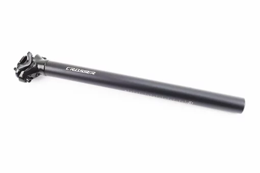 Труба сидения MTB 30,4х400мм, алюминиевая, (крепл. 2 болта), чёрная CROSSER, FIX-411744