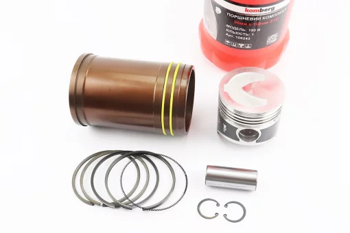 Поршневая R190N к-кт, поршень 90mm STD (форкамера "Подкова") +гильза +манжеты, тефлоновое покрытие, FIX-208161