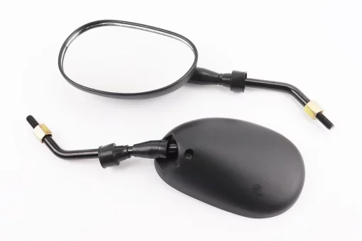 Зеркала к-кт DIO- черные "капли", м8 "длинная ножка", FIX-209328