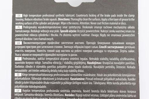 Смазка для суппортов "BOND SYNTHETIC GREASE", 18ml, FIX-209344