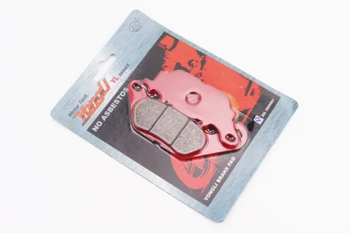 Тормозные колодки (дисковые) Yamaha YBR-125 Custom/Jupiter MX/Sniper-135/LC-135/XC-125 Vity/MBK- XC125 WAAP к-кт красные,