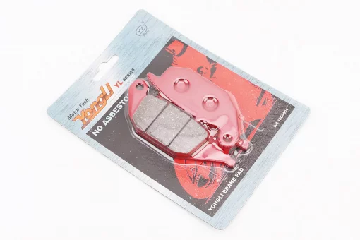 Гальмівні колодки (дискові) V200-F2/V250-F2; HONDA-CBR125R/CBR 150 R/XL125 V1; SATRIA F150; SUPRA X125; BELAKA к-кт 2шт червоні,