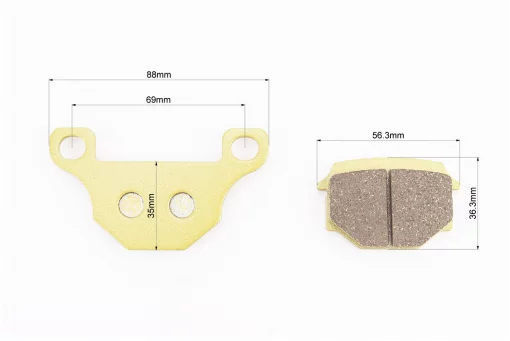 Тормозные колодки (дисковые) Viper 125J;V150A/Suzuki GS-125;GX-125;SJ-125/Wuyang Wy-125/Branson BM-125/KEEWAY Speed125/150/TGB