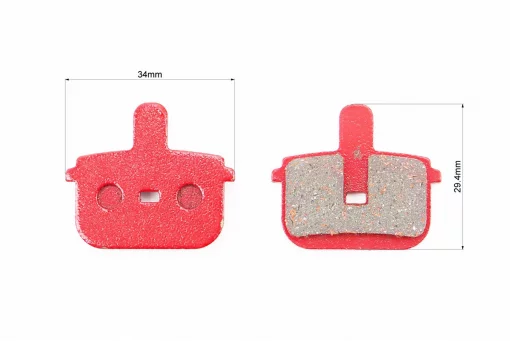 Тормозные колодки Disk-brake (Kugoo G-Booster,M5,V1,G2 Pro, Bolids Boli-BB8), красные YL-1059, FIX-412043