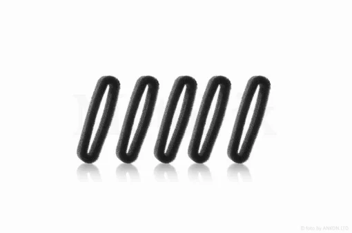 Фильтр воздушный косы круглый, поролон, с пропиткой, черный 5шт, QT-007338