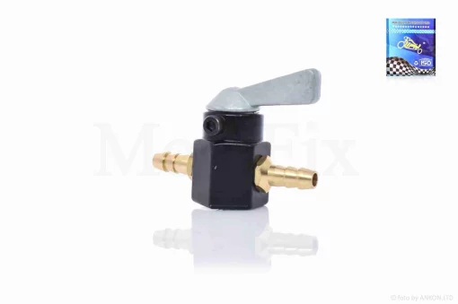 Кран паливний ручний підвісний, без кріплення CNC d8 "LIPAI" (чорний), QT-030842