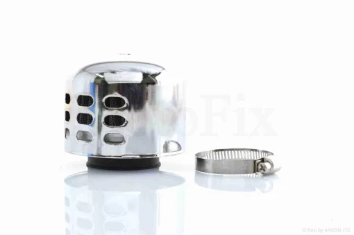 Фільтр повітряний (нульовик) d42 прямий, закритий "HJLX" (хром), QT-019135