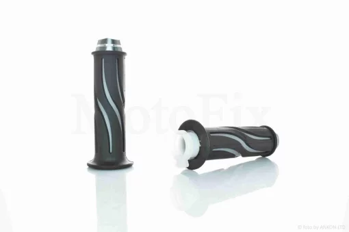 Грипси (ручки керма) універсальні "MONSTER" #HP1 (сіре полум'я), QT-022125