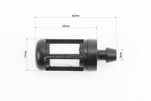 Фильтр топливный - элемент (сетка) d-8,0mm, D-18mm, L-42mm, FIX-203471